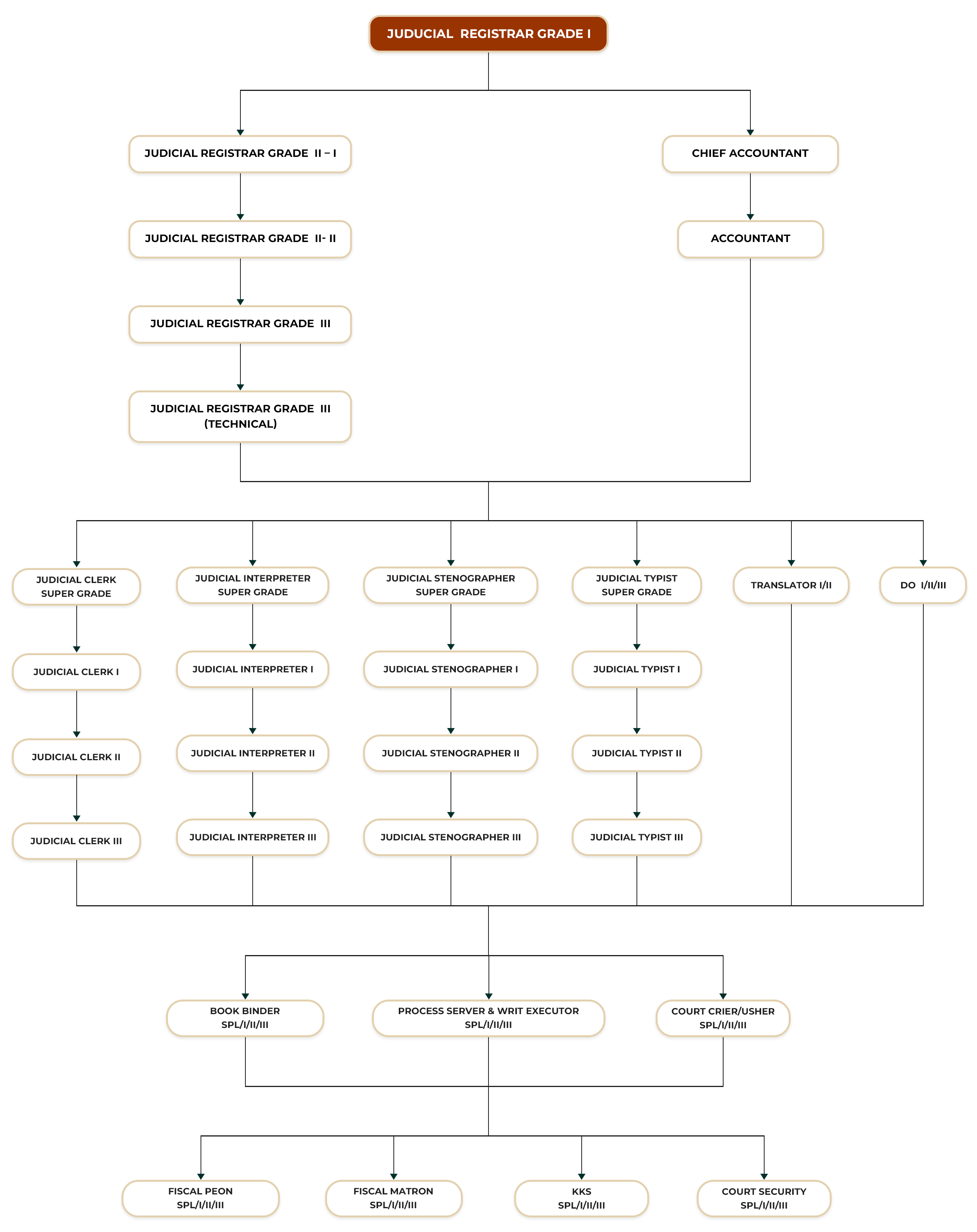 HIGH COURT GAMPAHA ORGANIZATIONAL STRUCTURE